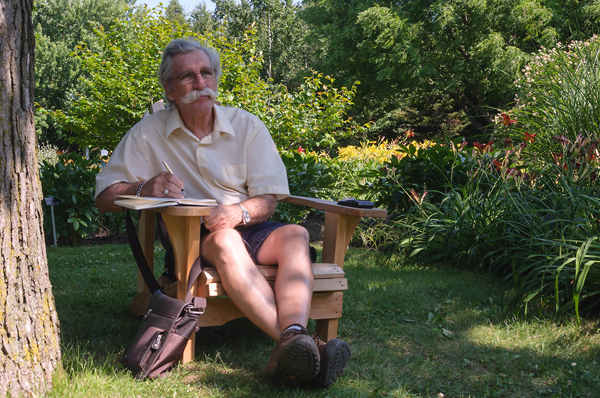 Autoportrait - Juillet 2014 Jardin botanique Montréal