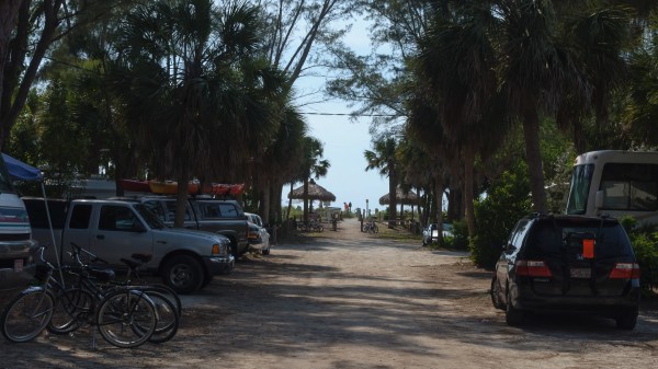 Le camping de Turtle Beach, Siesta Beach