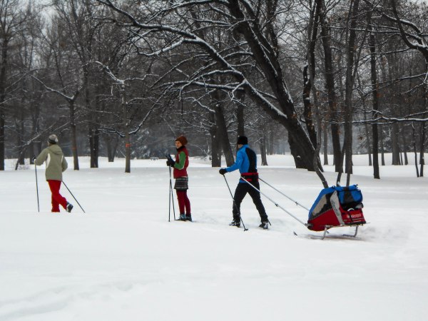 Belle journée pour le ski