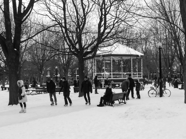 Au Parc Molson le dimanche après-midi
