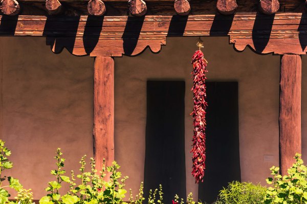 Santa Fe - Architecture - NM Art Museum - Cour intérieure