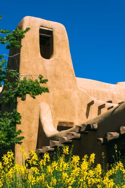 Santa Fe - Architecture - NM Art Museum - Vue de l'extérieur